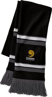 Holloway Comeback Scarf, Black/White/Graphite